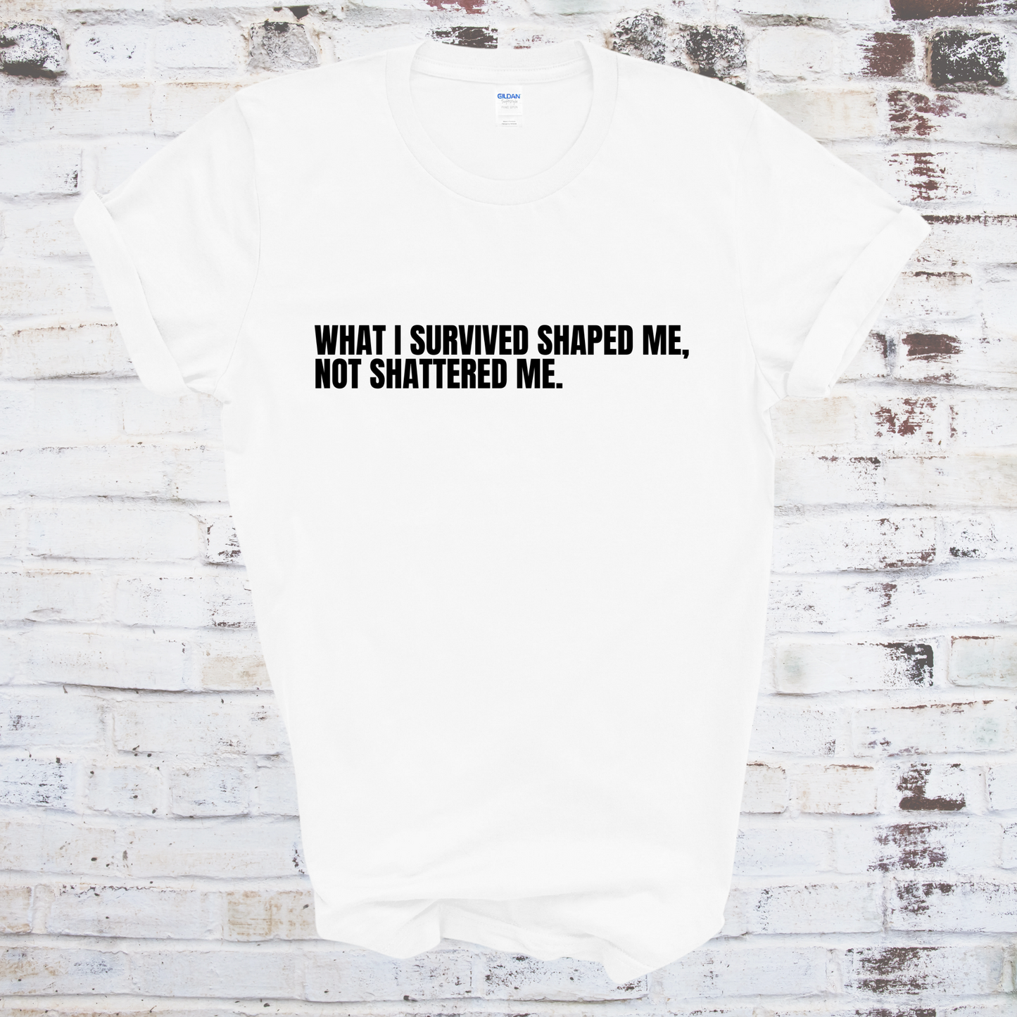 What I Survived Shaped Me Not Shattered Me T-Shirt