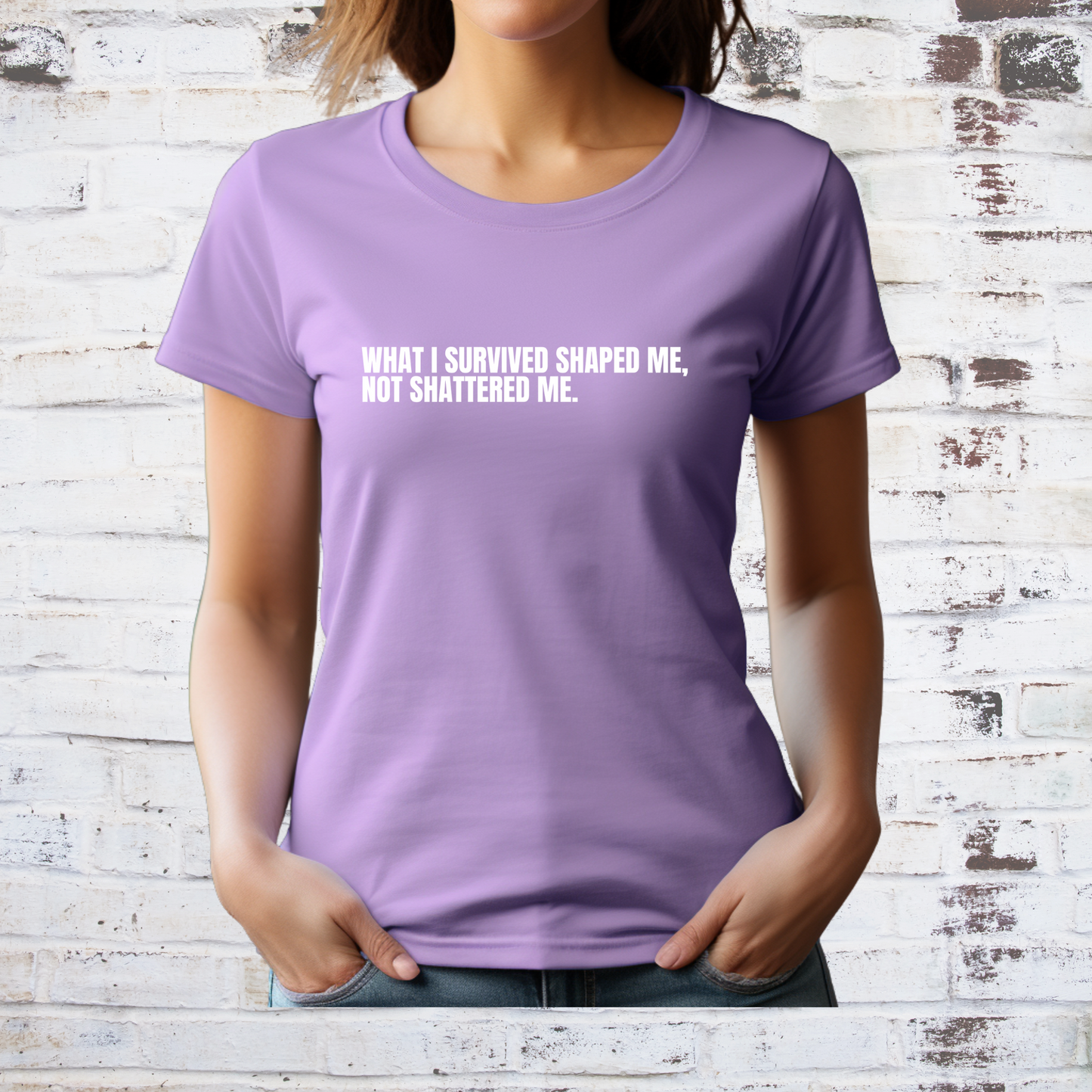 What I Survived Shaped Me Not Shattered Me T-Shirt