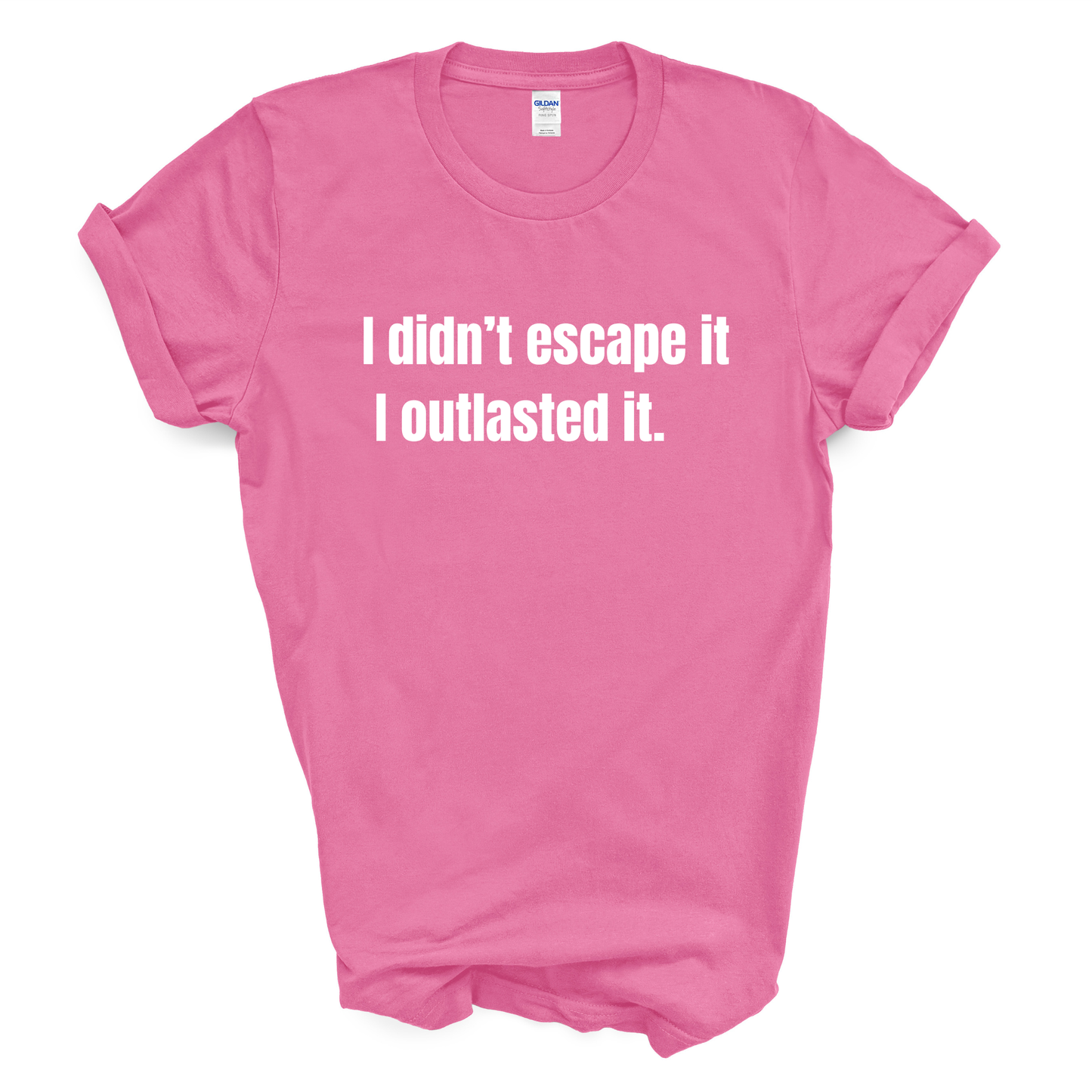 I Didn't Escape It. I Outlasted It. T-Shirt