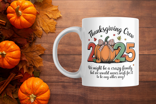 Thanksgiving Crew 2025 - 15oz Ceramic Mug