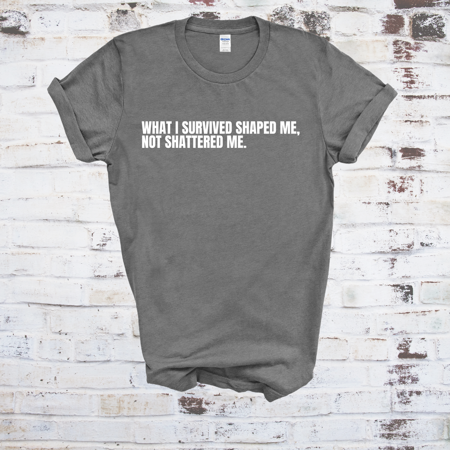 What I Survived Shaped Me Not Shattered Me T-Shirt