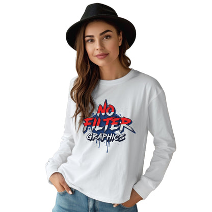 No Filter Graphics Long Sleeve Shirt