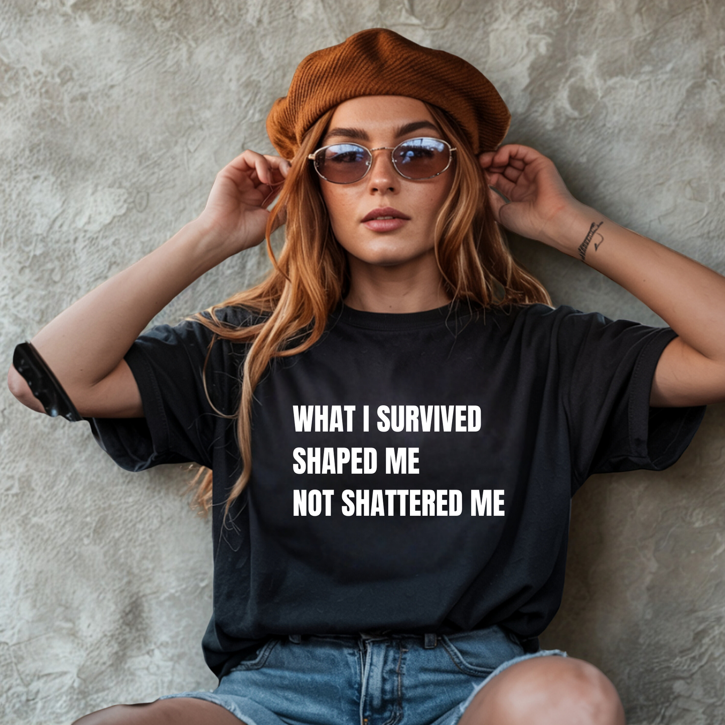 What I Survived Shaped Me Not Shattered Me T-Shirt