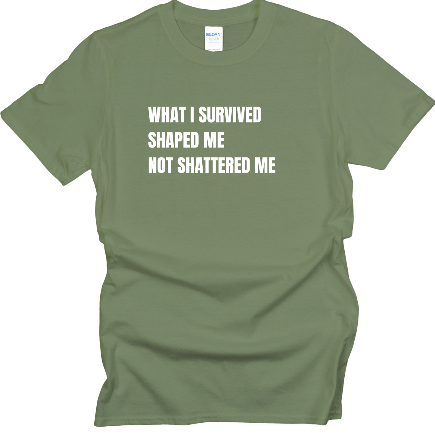 What I Survived Shaped Me Not Shattered Me T-Shirt